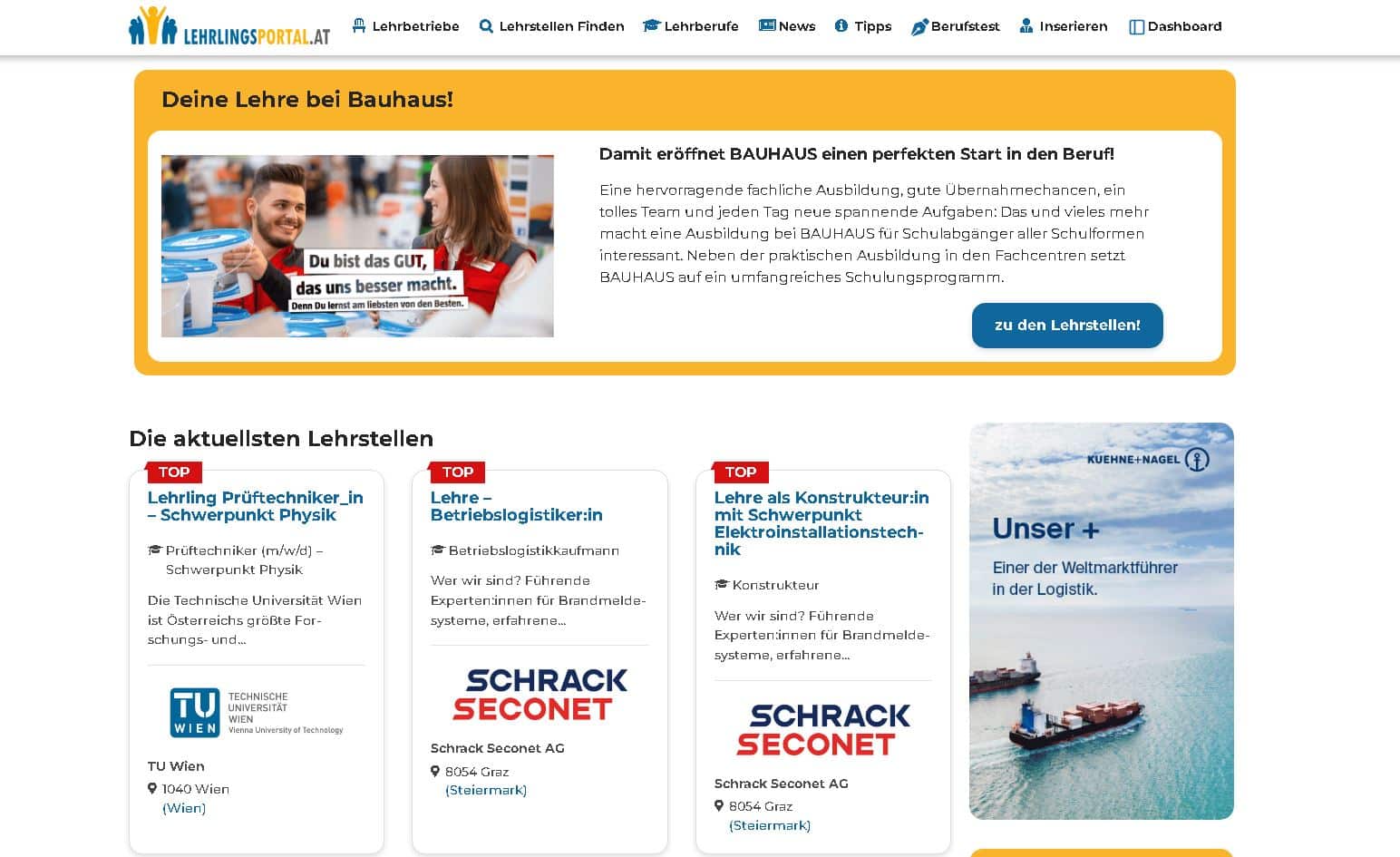 Online Lehrlingsportal.at